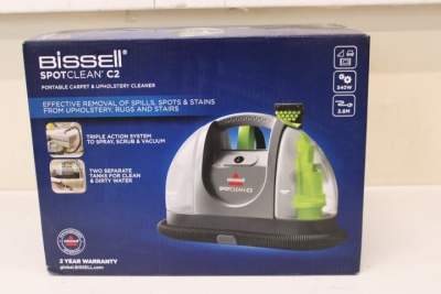 SALE OUT. Bissell SPOTCLEAN C2 Portable Carpet & Upholstery Cleaner, Titanium, Silver Gray&Cha Cha Lime | Bissell | Carpet and Upholstery Cleaner | 20671 SpotClean C2 | Corded operating | 340 W | Titanium/Silver Gray/Cha Cha Lime | Warranty 24 month(s) | 