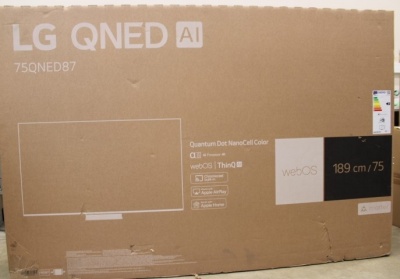 LG | QNED AI QNED87 4K TV | 75QNED87T3B | 75 | Smart TV | webOS24 | UHD | DAMAGED PACKAGING