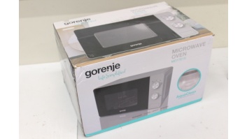 SALE OUT. Gorenje MO17E1S Microwave oven,  Free standing, Capacity 17 L, power 700 W, No display, Silver | Gorenje | Microwave oven | MO17E1S | Free standing | 17 L | 700 W | Silver | DAMAGED PACKAGING