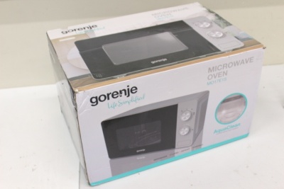 SALE OUT. Gorenje MO17E1S Microwave oven,  Free standing, Capacity 17 L, power 700 W, No display, Silver | Gorenje | Microwave oven | MO17E1S | Free standing | 17 L | 700 W | Silver | DAMAGED PACKAGING