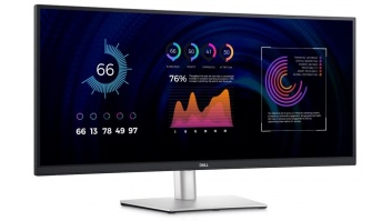 LCD Monitor|DELL|P3424WE|34"|Business/Curved/21 : 9|Panel IPS|3440x1440|21:9|60Hz|Matte|5 ms|Swivel|Height adjustable|Tilt|210-BGTY