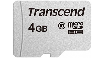 MEMORY MICRO SDHC 4GB/CLASS10 TS4GUSD300S TRANSCEND