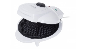 Camry | Waffle maker | CR 3022 | 1000 W | Number of pastry 5 | Heart shaped | White