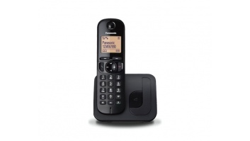 Panasonic | Cordless | KX-TGC210FXB | Built-in display | Caller ID | Black | Phonebook capacity 50 entries | Speakerphone