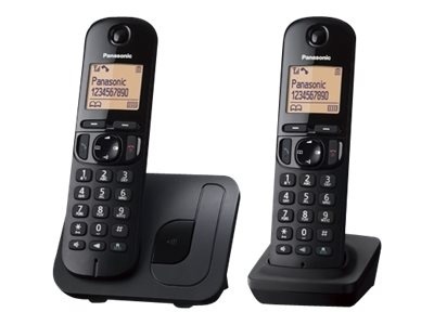 Panasonic | Cordless | KX-TGC212FXB | Built-in display | Caller ID | Black | Phonebook capacity 50 entries | Speakerphone