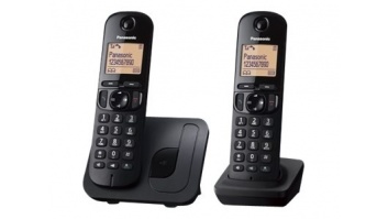 Panasonic | Cordless | KX-TGC212FXB | Built-in display | Caller ID | Black | Phonebook capacity 50 entries | Speakerphone