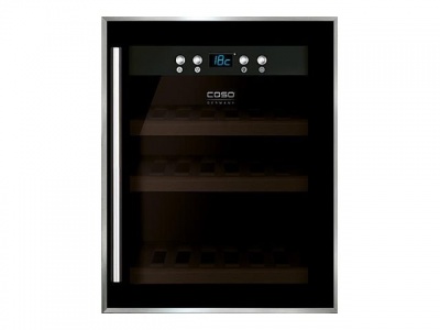 Caso | Wine cooler | WineSafe 12 | Energy efficiency class G | Free Standing | Bottles capacity Up to 12 bottles | Cooling type Compressor technology | Black