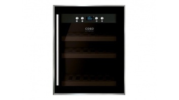 Caso | Wine cooler | WineSafe 12 | Energy efficiency class G | Free Standing | Bottles capacity Up to 12 bottles | Cooling type Compressor technology | Black