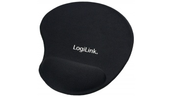 Mousepad with Gel Wrist Rest Support, | Logilink | ID0027 | Black