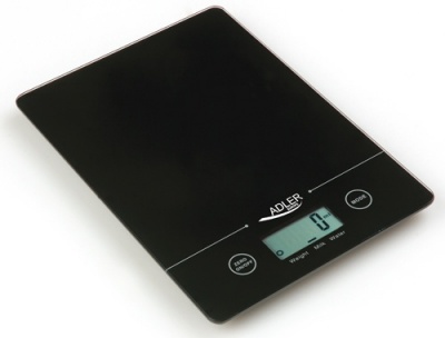 Adler | Kitchen scales | Adler AD 3138 | Maximum weight (capacity) 5 kg | Graduation 1 g | Display type LCD | Black