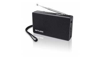 Muse | M-030R | 2-band portable radio | Black