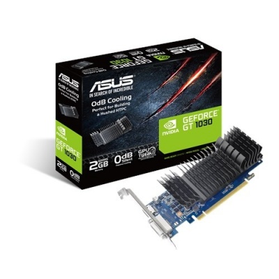 Asus | GT1030-SL-2G-BRK | NVIDIA | 2 GB | GeForce GT 1030 | GDDR5 | DVI-D ports quantity 1 | HDMI ports quantity 1 | PCI Express 3.0 | Memory clock speed 6008 MHz | Processor frequency 1506 MHz