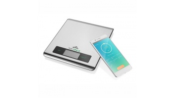 ETA | Kitchen scales with smart application | Nutri Vital | Maximum weight (capacity) 5 kg | Graduation 1 g | Display type LCD | Silver