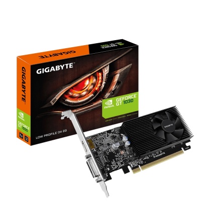 Gigabyte | GV-N1030D4-2GL 1.0 | NVIDIA | 2 GB | GeForce GT 1030 | DDR4 | DVI-D ports quantity 1 | HDMI ports quantity 1 | PCI Express 3.0 | Memory clock speed 2100 MHz | Processor frequency 1417 MHz