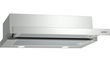 Gorenje | Hood | BHP523E10X | Telescopic | Energy efficiency class C | Width 50 cm | 322 m³/h | Mechanical control | LED | Stainless steel