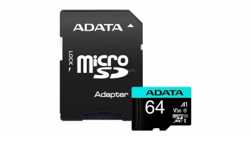 ADATA | Premier Pro UHS-I U3 V30S | 64 GB | MicroSDXC | Flash memory class 10 | Adapter