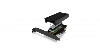 Icy Box IB-PCI214M2-HSL PCIe extension card | Raidsonic | ICY BOX | PCIe card with M.2 M-Key socket for one M.2 NVMe SSD