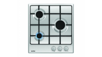 Simfer | Hob | H4.300.VGRIM | Gas | Number of burners/cooking zones 3 | Rotary knobs | Stainless steel