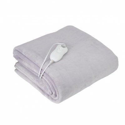 Adler | Electric blanket | AD 7425 | Number of heating levels 4 | Number of persons 1 | Washable | Remote control | Coral fleece | 60 W | Grey