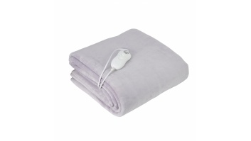 Adler | Electric blanket | AD 7425 | Number of heating levels 4 | Number of persons 1 | Washable | Remote control | Coral fleece | 60 W | Grey