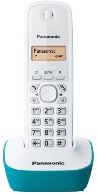 Panasonic | Cordless phone | KX-TG1611FXC | Built-in display | Caller ID | White | Conference call | Wireless connection