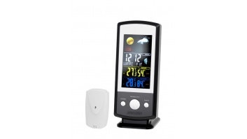 Mesko | MS 1177 | Black | Colorful Digital Display | Weather station