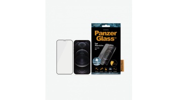 PanzerGlass | Apple | For iPhone 12/12 Pro | Glass | Black | 100% touch; The coating is non-toxic | Case Friendly