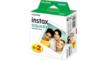 Fujifilm | Instax Square Glossy Instant film (2x10pl) | 86 x 72 mm | Image dimensions: 62 × 62 mm | Quantity 20