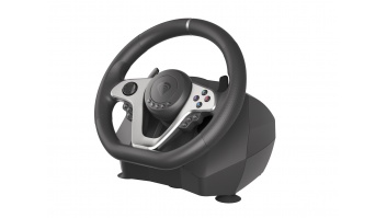 Genesis | Driving Wheel | Seaborg 400 | Silver/Black | Game racing wheel