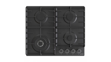 Gorenje | Hob | GW642AB | Gas | Number of burners/cooking zones 4 | Rotary knobs | Black