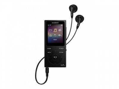 Sony Walkman NW-E394B MP3 Player with FM radio, 8GB, Black | MP3 Player with FM radio | Walkman NW-E394B | Internal memory 8 GB | FM | USB connectivity