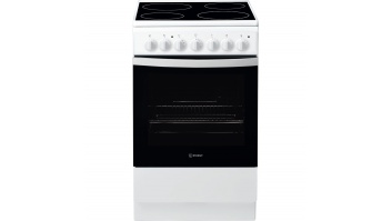 INDESIT | Cooker | IS5V4PHW/E | Hob type Vitroceramic | Oven type Electric | White | Width 50 cm | Grilling | Depth 60 cm | 61 L