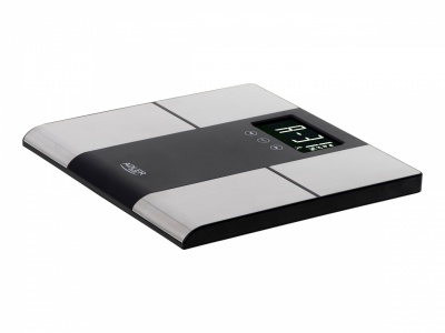 Adler | Bathroom scale with analyzer | AD 8165 | Maximum weight (capacity) 225 kg | Accuracy 100 g | Body Mass Index (BMI) measuring | Stainless steel/Black