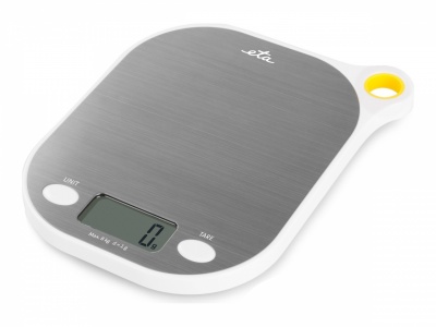 ETA | Kitchen scales | Grami ETA377790000 | Maximum weight (capacity) 8 kg | Graduation 1 g | Display type LCD | White/Stainless steel