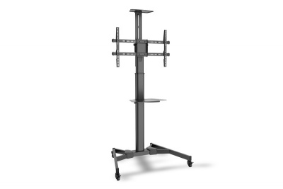 Digitus | Floor stand | TV-Cart for screens up to 70", max. 50kg wheelbase, VESA max. 600x400 | Tilt | 37-70 " | Maximum weight (capacity) 50 kg | Black