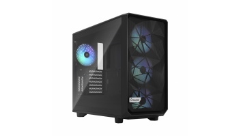 Fractal Design | Meshify 2 RGB TG Light Tint | Side window | Black | E-ATX | Power supply included No | ATX