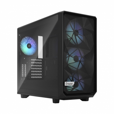 Fractal Design | Meshify 2 RGB TG Light Tint | Side window | Black | E-ATX | Power supply included No | ATX