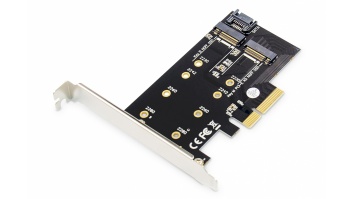 Digitus | M.2 NGFF / NVMe SSD PCI Express 3.0 (x4) Add-On Card | DS-33170