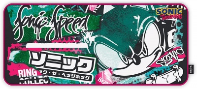 Energy Sistem Gaming Mouse Pad ESG Sonic Graffiti (XXL size, Anti-slip rubber base) | Energy Sistem | Gaming Mouse Pad | ESG Sonic Graffiti | 900 x 400 x 3 mm | Multicolour