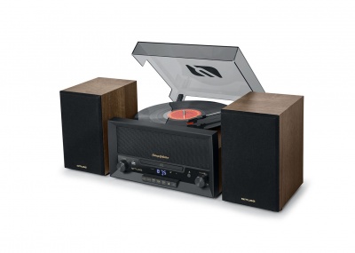 Muse | Turntable Micro System | MT-120MB | Drawer-type CD door | USB port | AUX in