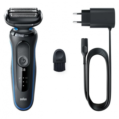 Braun | Shaver | 51-B1000s | Operating time (max) 50 min | Wet & Dry | Black/Blue