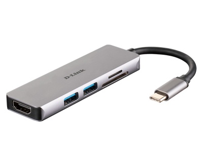 D-Link | 5-in-1 USB-C™ Hub with HDMI and SD/microSD Card Reader | DUB-M530 | USB Type-C