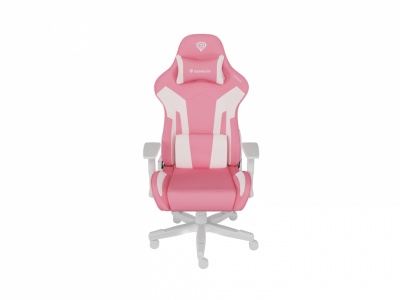 Genesis Gaming Chair Nitro 710 Backrest upholstery material: Eco leather, Seat upholstery material: Eco leather, Base material: Nylon, Castors material: Nylon with CareGlide coating | Pink/White