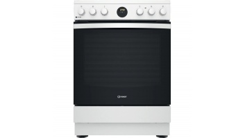 INDESIT | Cooker | IS67V8CHW/E | Hob type Vitroceramic | Oven type Electric | White | Width 60 cm | Grilling | Depth 60 cm | 69 L