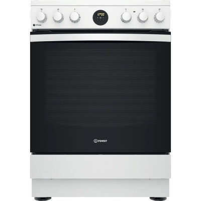 INDESIT | Cooker | IS67V8CHW/E | Hob type Vitroceramic | Oven type Electric | White | Width 60 cm | Grilling | Depth 60 cm | 69 L