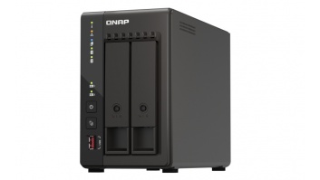 QNAP | 2-Bay desktop NAS | TS-253E-8G | Intel Celeron | J6412 4-core | Processor frequency 2.6 GHz | 8 GB