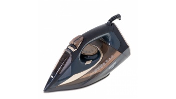 Camry | Steam Iron | CR 5036 | Steam Iron | 3400 W | Water tank capacity 360 ml | Continuous steam 50 g/min | Black/Gold