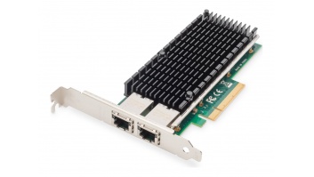 Digitus | 10Gbps Dual Port Ethernet Server adapter PCIe X8, Intel X540 BT2 | DN-10163