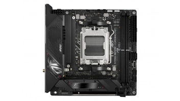 Asus | ROG STRIX B650E-I GAMING WIFI | Processor family AMD | Processor socket AM5 | DDR5 DIMM | Memory slots 2 | Supported hard disk drive interfaces 	SATA, M.2 | Number of SATA connectors 2 | Chipset  AMD B650 | Mini-ITX