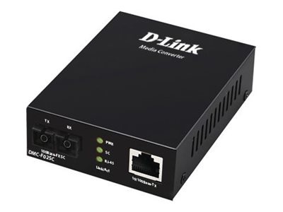 D-Link DMC-F02SC/E 10/100Base-TX to 100Base-FX SC Multi-Mode Media Converter (2 km)